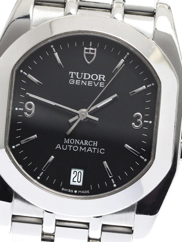 Tudor Monarch 33100 Date Black Dial Automatic Mens Watch909570